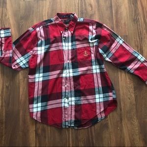 Vintage plaid Chaps Ralph Lauren long sleeve!